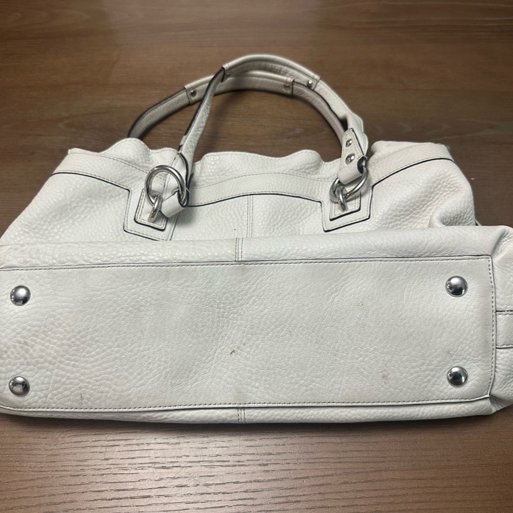 Coach Penelope Pebbled Leather Shoulder Bag with Yellow Charms - Picture 6 of 9
